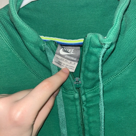 Nike Emerald Green Sportswear Hoodie - Picture 2 of 3